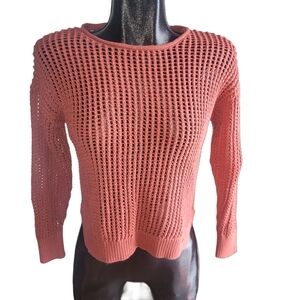 Island Trotters Eyelet Knit Sweater S